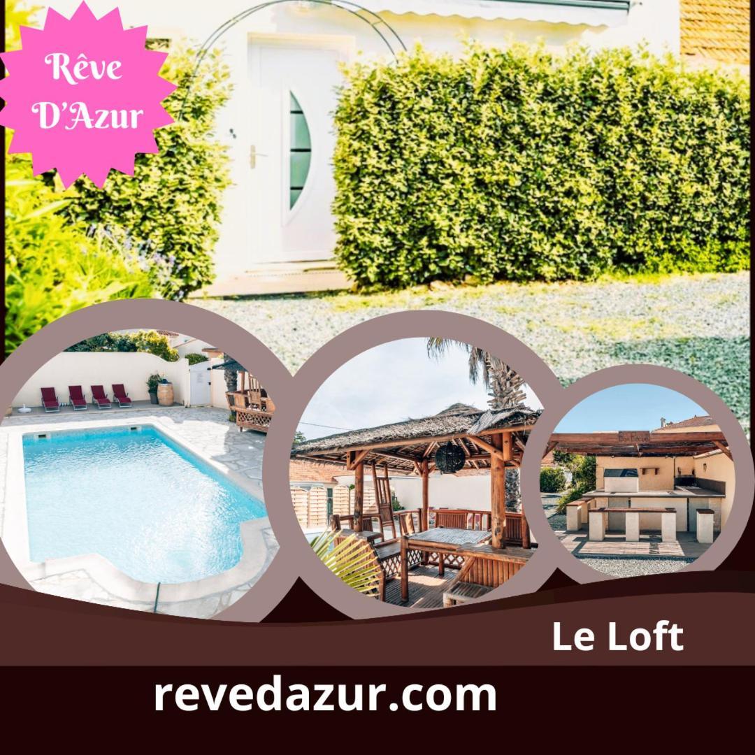 Reve D'Azur En Bord De Mer A La Nartelle Avec Piscine Dans La Residence, Terrasse, Bbq, 2 Chambres 2 Sdb Logement De 35M2 Draps Inclus Sainte-Maxime Luaran gambar